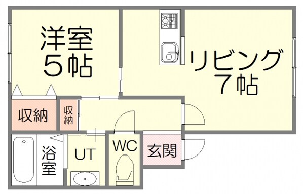 ウェルヴィラ桂岡の物件間取画像